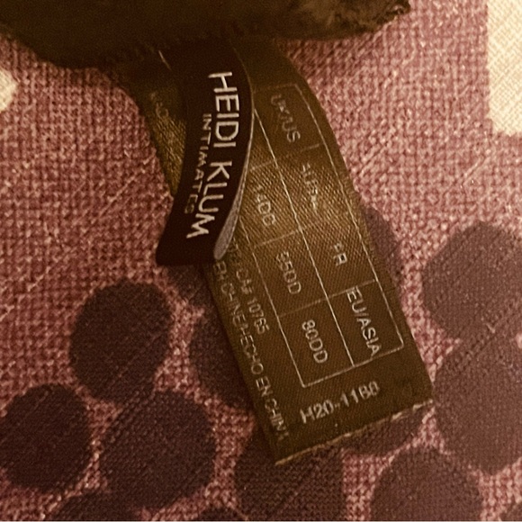 HEIDI KLUM BLACK LACE BRA - Picture 3 of 6